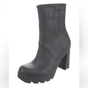 RARE Hunter high heel rain boots size 8